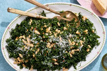 Vegan kale Caesar salad by Violet Witchel