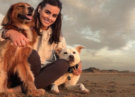 Yuki, rescued from a dog meat farm