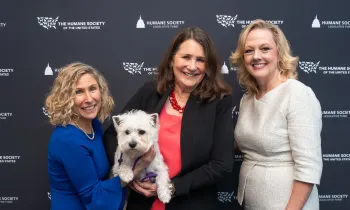 Diana DeGette receives a Humane Award at the U.S. Capitol 