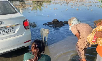 India's disaster response team is providing relief in some of the worst flood-affected regions of Punjab