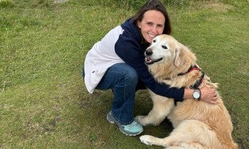 Henry, rescued from a South Korean dog meat farm