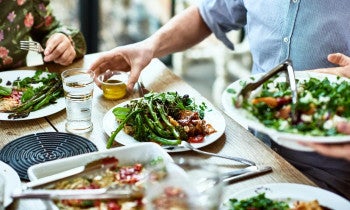 Eating plant-based food