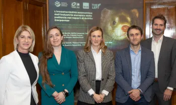 Humane World for Animals (formerly Humane Society International) called for an end to fur farming and the trade in fur products in Europe during the event “The economic unsustainability of the European fur industry,” held on February 19 in Rome.