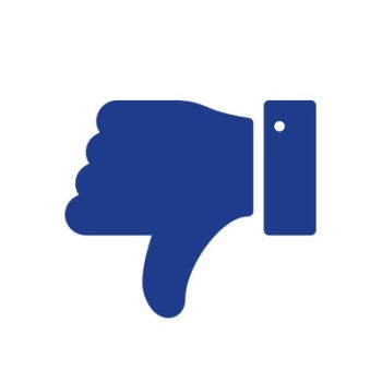 Thumbs down icon
