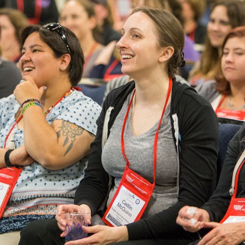 Happy audience at Animal Care Expo