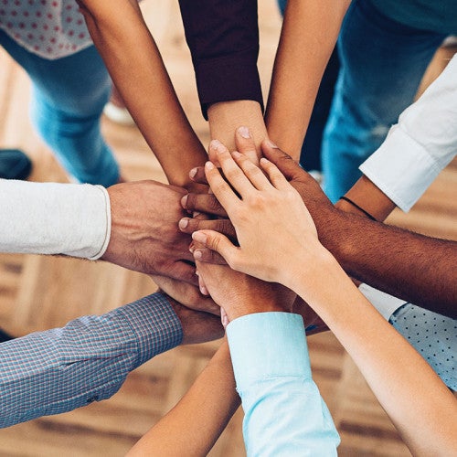 A group of people signifying teamwork