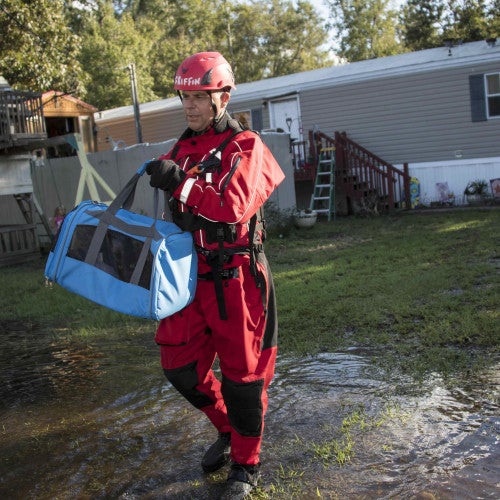 Animal Rescue Team in South Carolina during Hurricane Florence