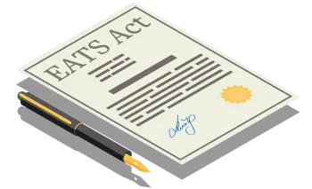 Illustration representing the EATS Act