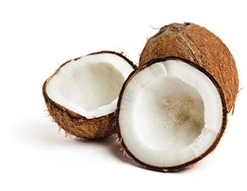 Opened up coconuts
