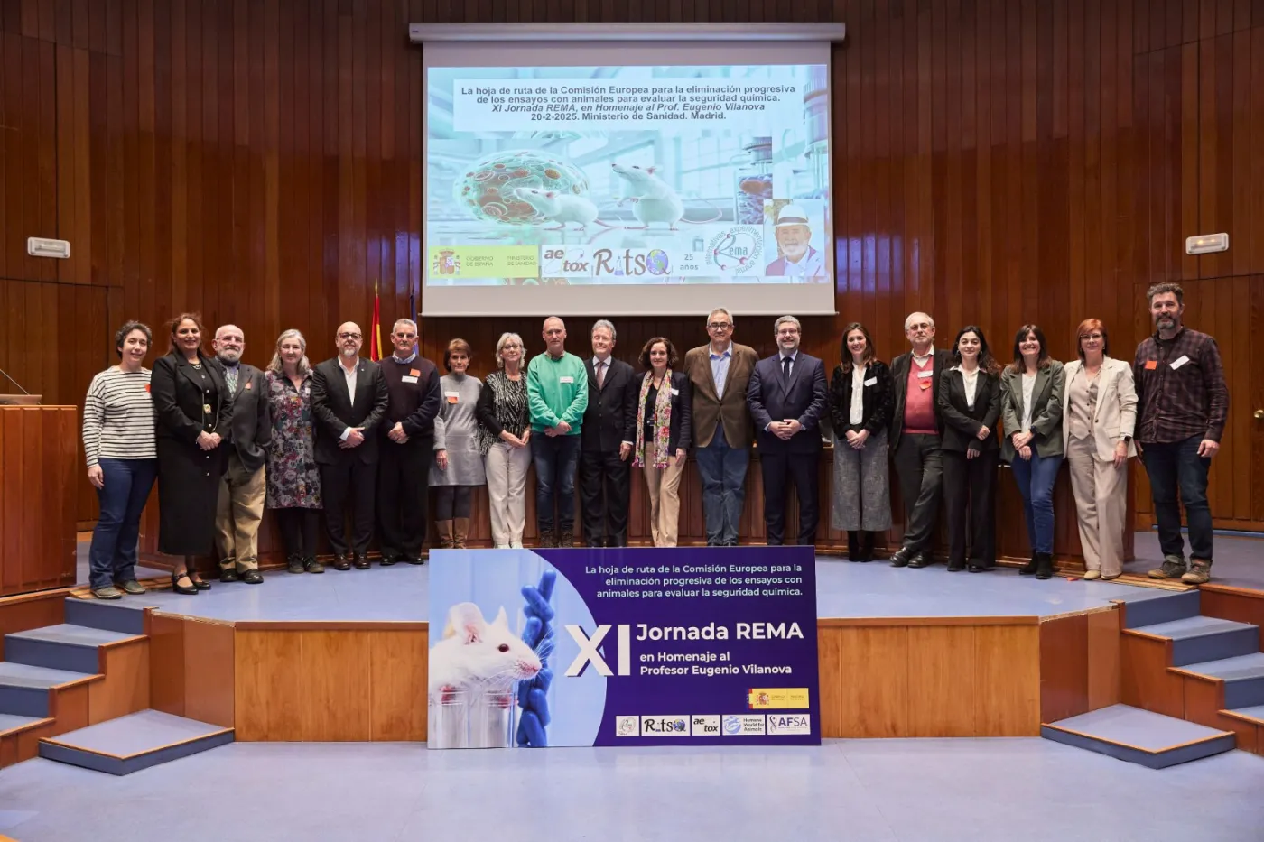 REMA conference in Spain about ending animal testing