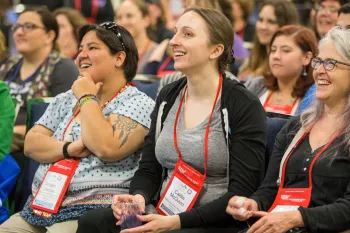 Happy audience at Animal Care Expo