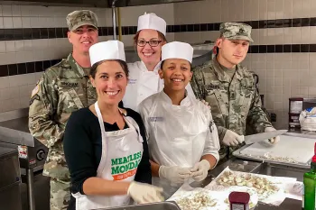 Forward food military plant-based chef training