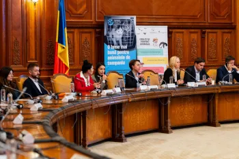 Humane World for Animals, in Romania, in partnership with the Ilfov County Council's Animal Protection Department, held its second national roundtable, “An Efficient and Humane Approach to Companion Animal Management”, on Monday, November 3, 2025, at the Palace of Parliament in Bucharest.
