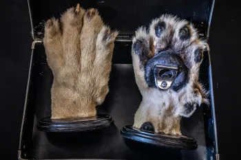 Lion paw bottle opener