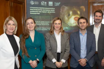 Humane World for Animals (formerly Humane Society International) called for an end to fur farming and the trade in fur products in Europe during the event “The economic unsustainability of the European fur industry,” held on February 19 in Rome.
