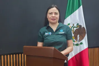 Claudia Edwards at Mexico City Congress