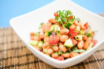 Greek bean salad