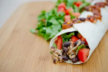 Black bean burritos