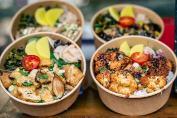 Vegan market food