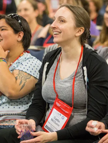 Happy audience at Animal Care Expo