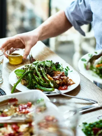 Eating plant-based food