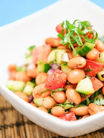 Greek bean salad