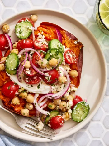 Greek sweet potato flats by Violet Witchel