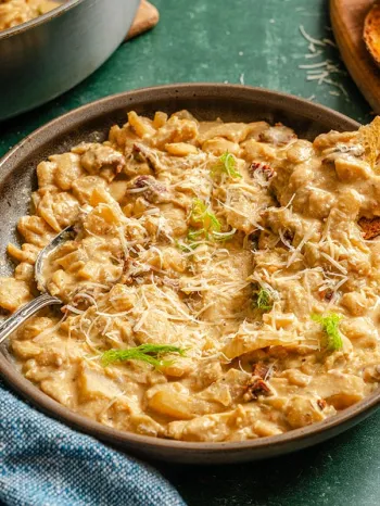 Braised butter beans