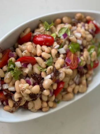 Leslie Durso's Italian summer bean salad