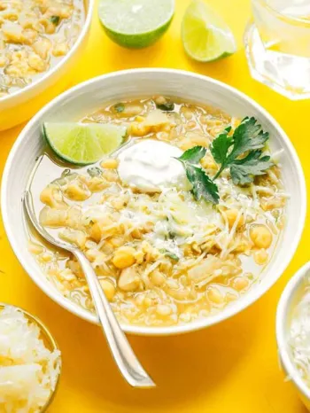 Healthy white bean chili