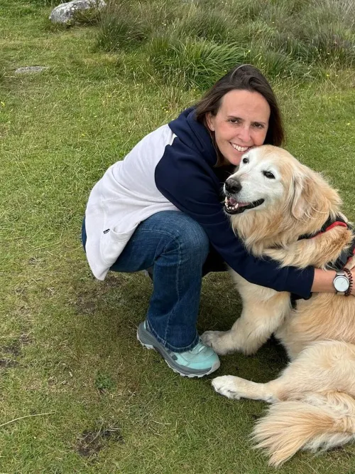 Henry, rescued from a South Korean dog meat farm