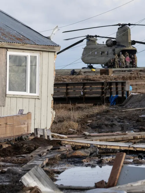 US Extreme Weather Alaska Typhoon Aftermath