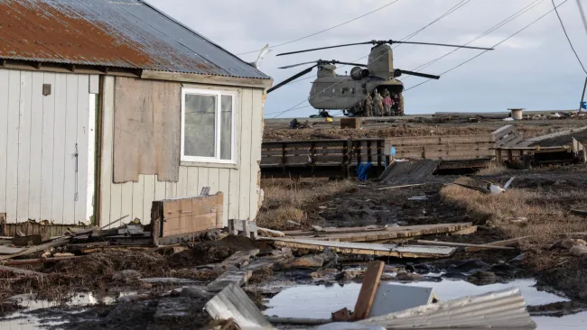 US Extreme Weather Alaska Typhoon Aftermath