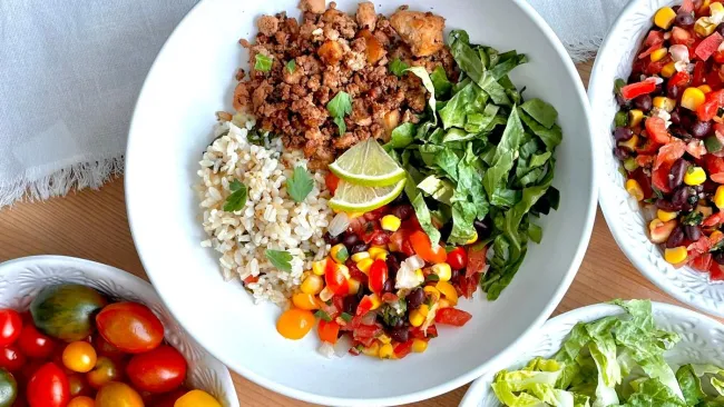 Tofu sofritas burrito bowl 