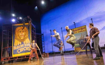 Kyle Selig and the cast of WATER FOR ELEPHANTS