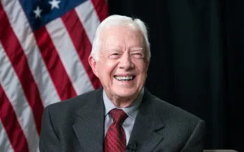 Jimmy Carter smiling