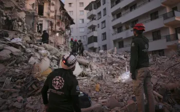 Turkey earthquake response