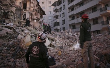 Turkey earthquake response