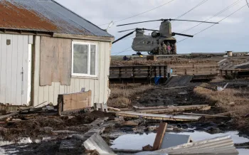 US Extreme Weather Alaska Typhoon Aftermath