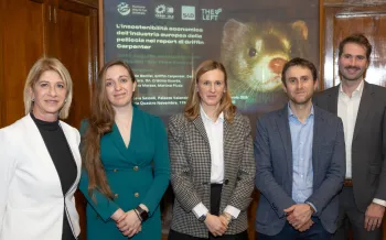 Humane World for Animals (formerly Humane Society International) called for an end to fur farming and the trade in fur products in Europe during the event “The economic unsustainability of the European fur industry,” held on February 19 in Rome.