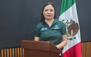 Claudia Edwards at Mexico City Congress