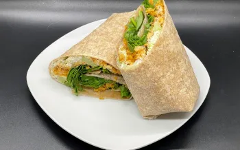 Buffalo chickpea wrap