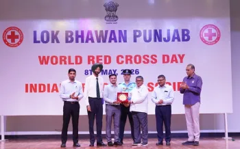 On World Red Cross Day, our Disaster Preparedness, Relief and Response team was recognized by the Indian Red Cross Society (Punjab State Branch) for supporting animals during the devastating Punjab floods of September 2025.