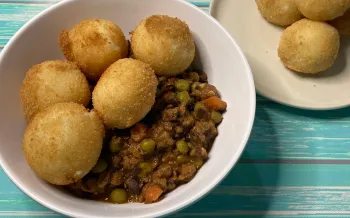 Crispy impossible shepherd's pie