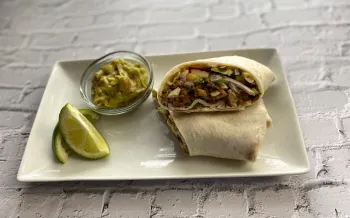 Protein packed lentil wrap