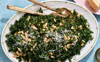 Vegan kale Caesar salad by Violet Witchel