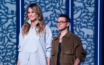 Heidi Klum and Christian Siriano on Project Runway