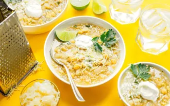Healthy white bean chili
