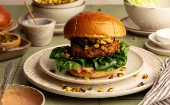 Mexican black bean burger