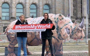 Trophy hunting event in Berlin